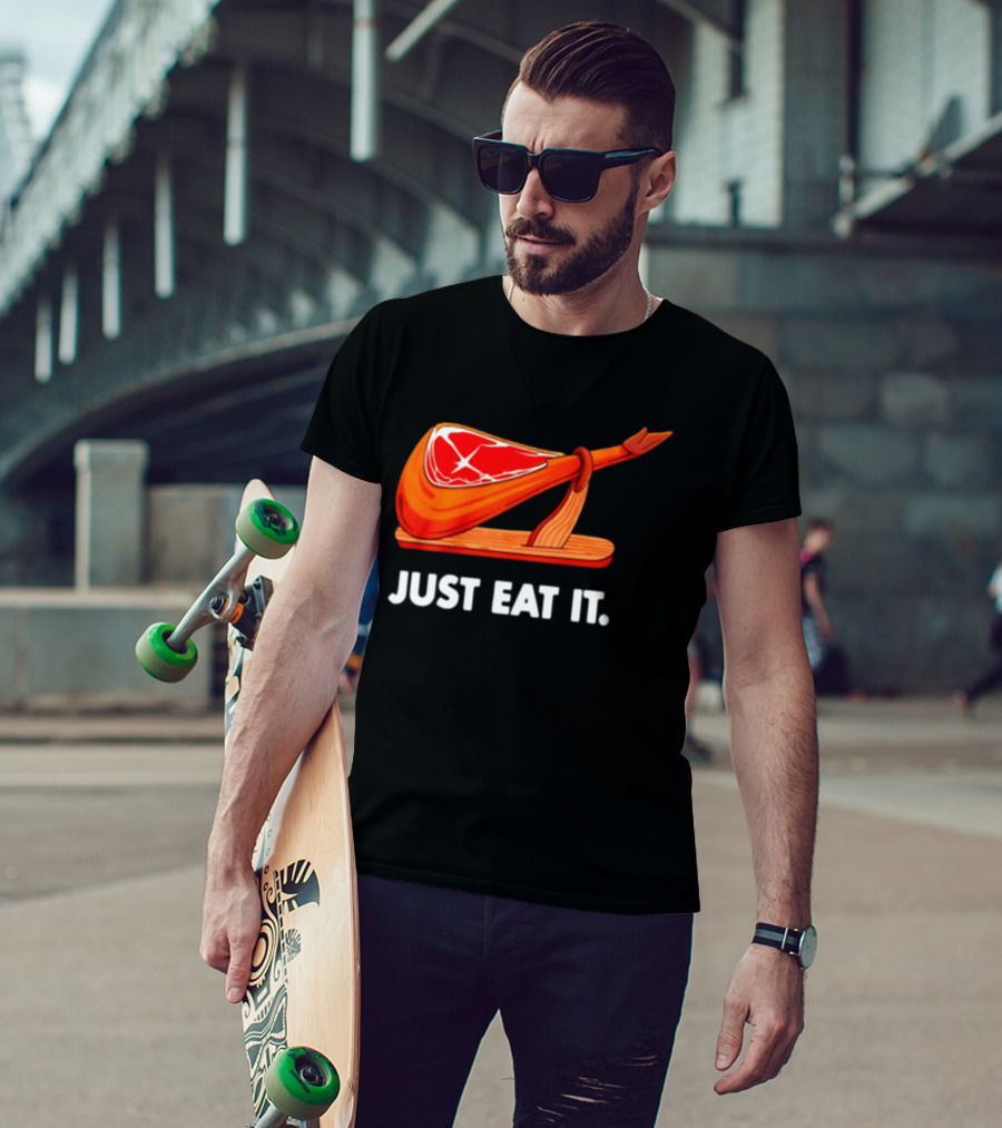 Just Eat It Jamon Iberico Ham Stand T-Shirt