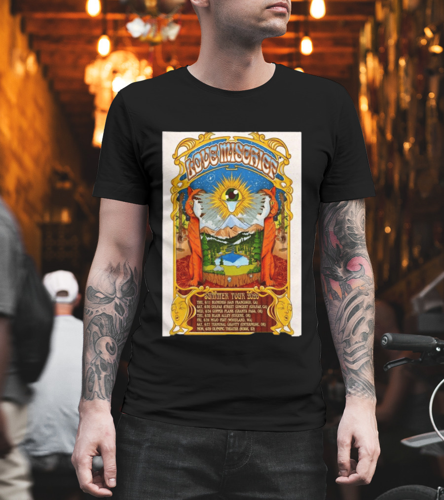 Love Mischief Summer Tour 2026 Dates And Venues Psychedelic T-Shirt