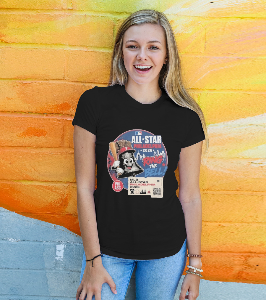 Philadelphia MLB All Star Game 2026 Ring The Bell Liberty Bell Baseball T-Shirt