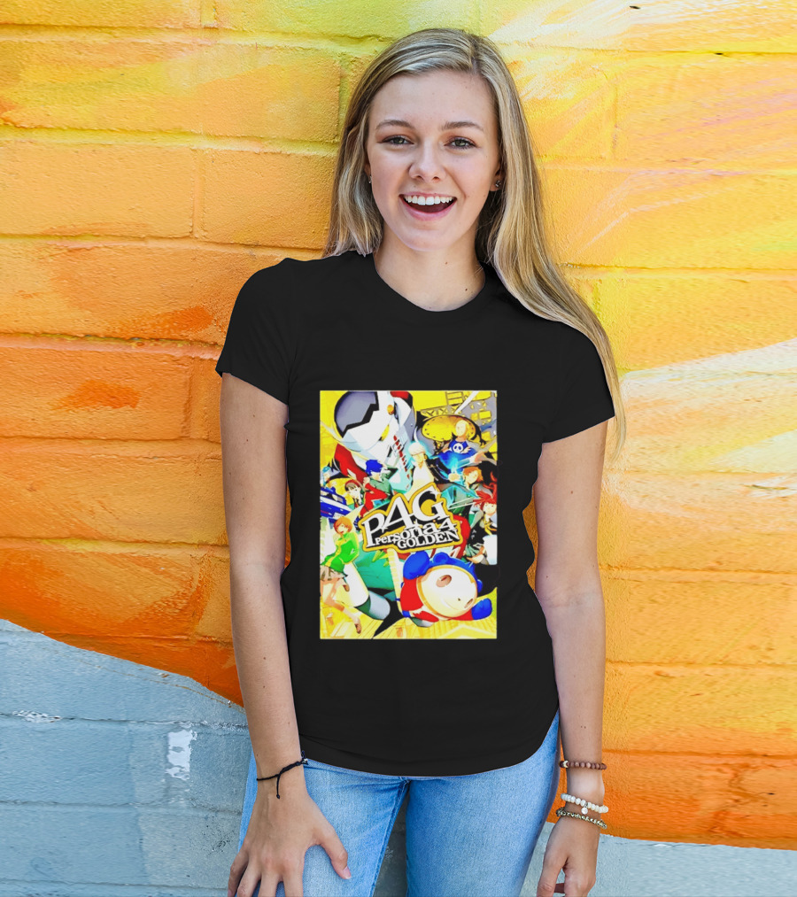 Persona 4 Golden P4G Main Cast Izanagi Teddie Kanji Naoto Chie Yosuke Yukiko Margaret T-Shirt