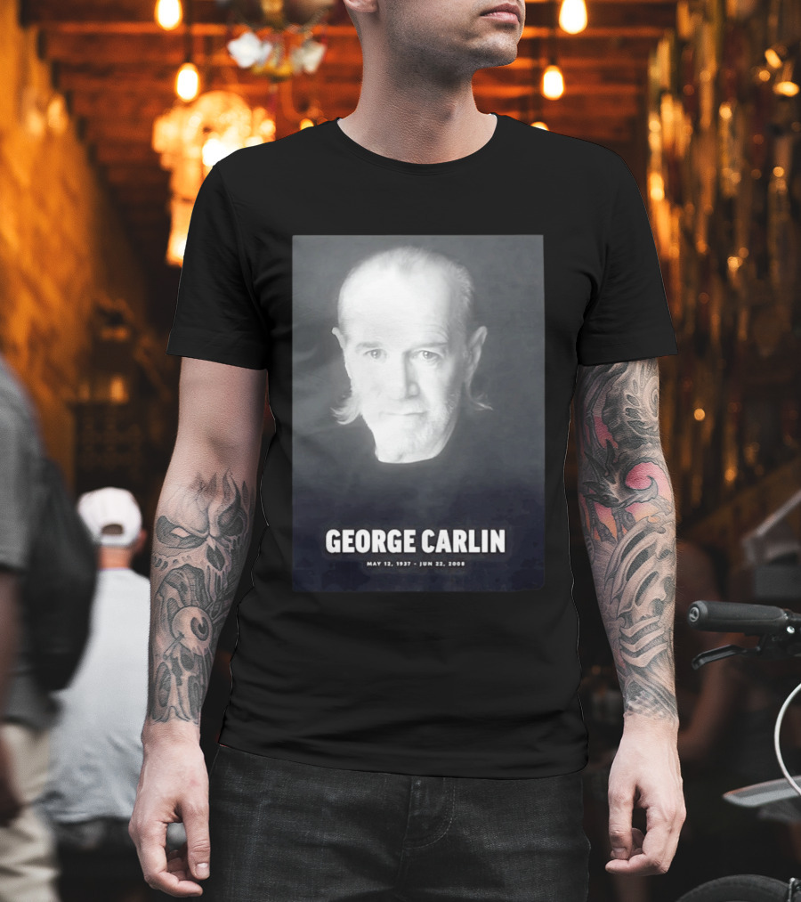 George Carlin May 12 1937 Jun 22 2008 T-Shirt