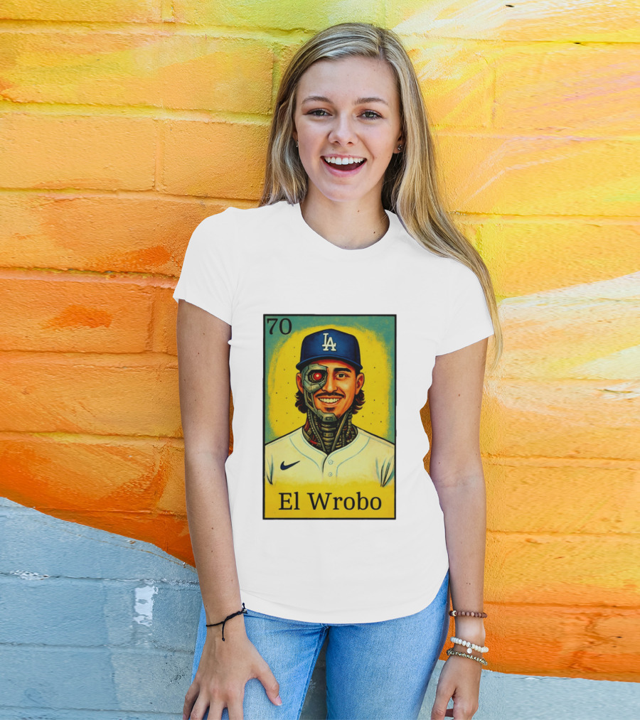 El Wrobo 70 Evan Phillips Los Angeles Dodgers T-Shirt