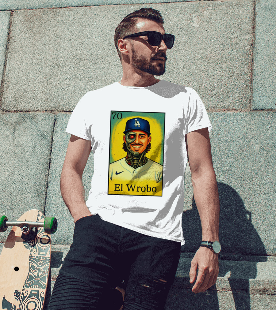 El Wrobo 70 Evan Phillips Los Angeles Dodgers T-Shirt