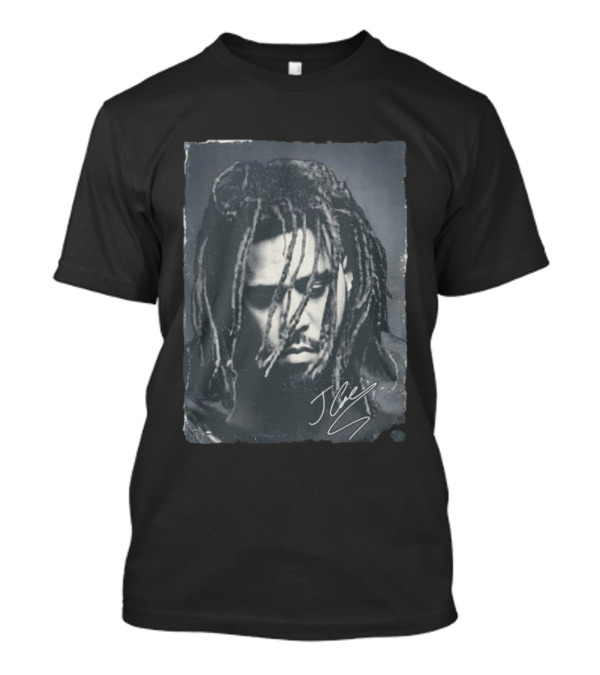 J Cole 2023 Concert Portrait Signature T-Shirt