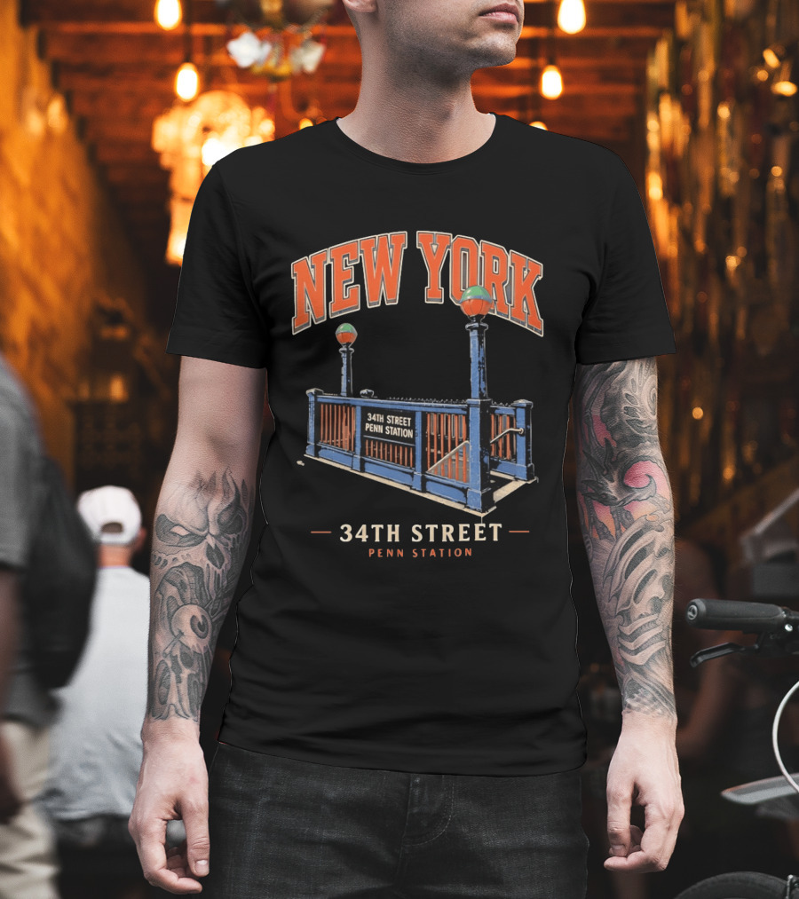 New York 34th Street Penn Station Subway Entrance T-Shirt