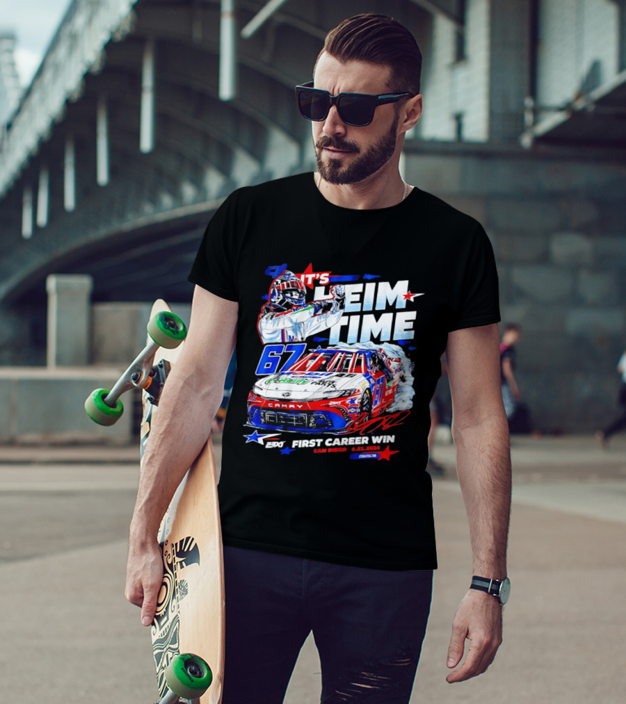 It's Heim Time 67 First Career Win San Diego 2023 NASCAR T-Shirt