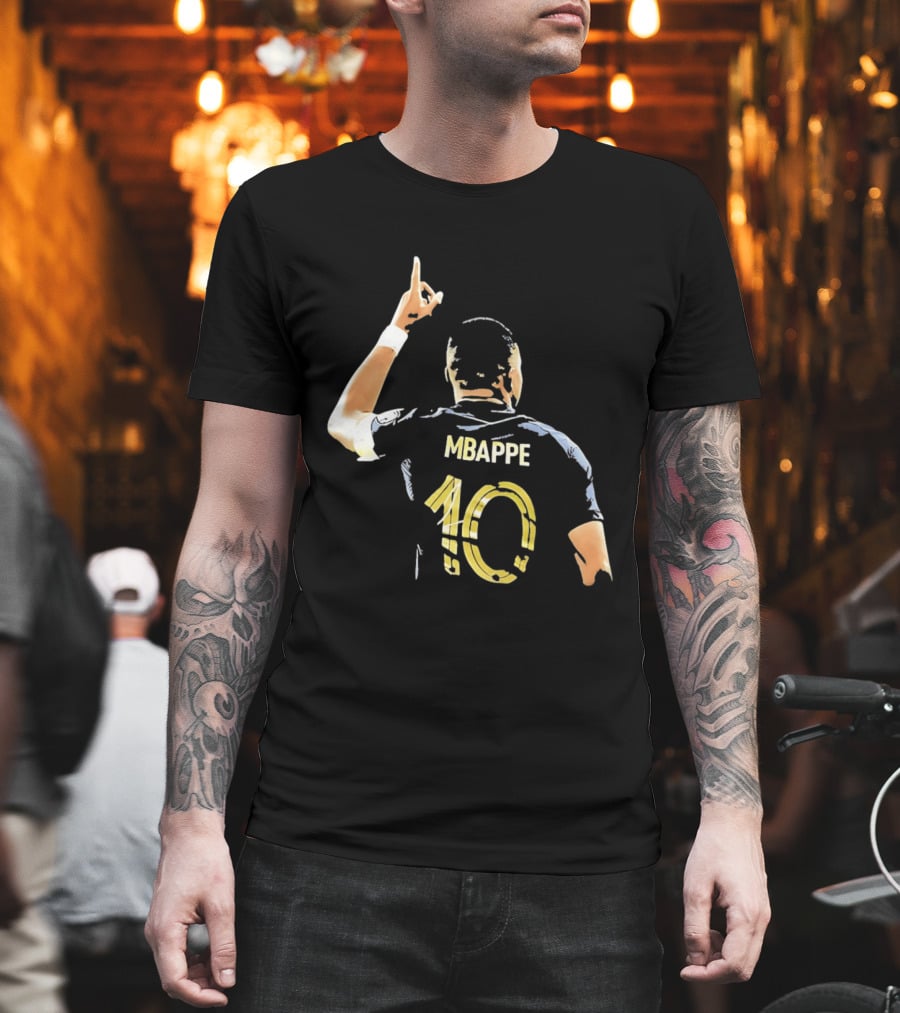 Kylian Mbappe France Number 10 MBAPPE Soccer Football Fan Gear T-Shirt
