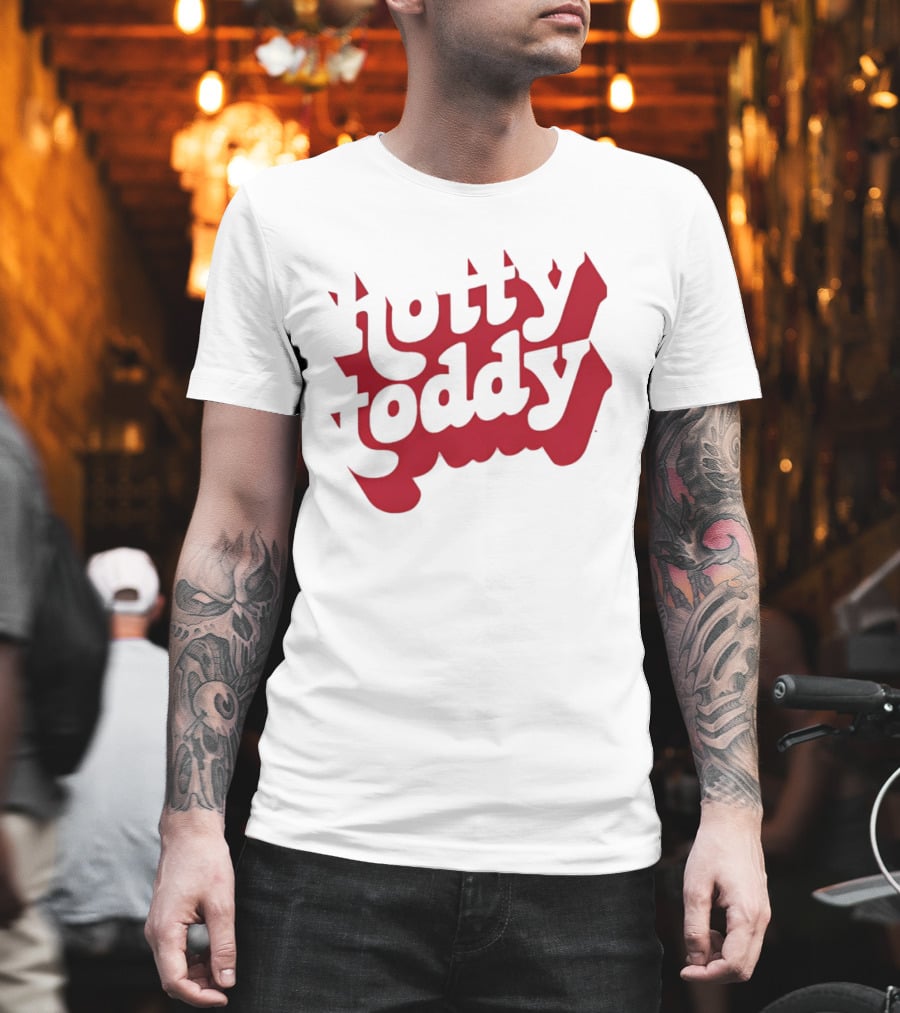 Hotty Toddy Text Art With Distinctive Red Lettering T-Shirt