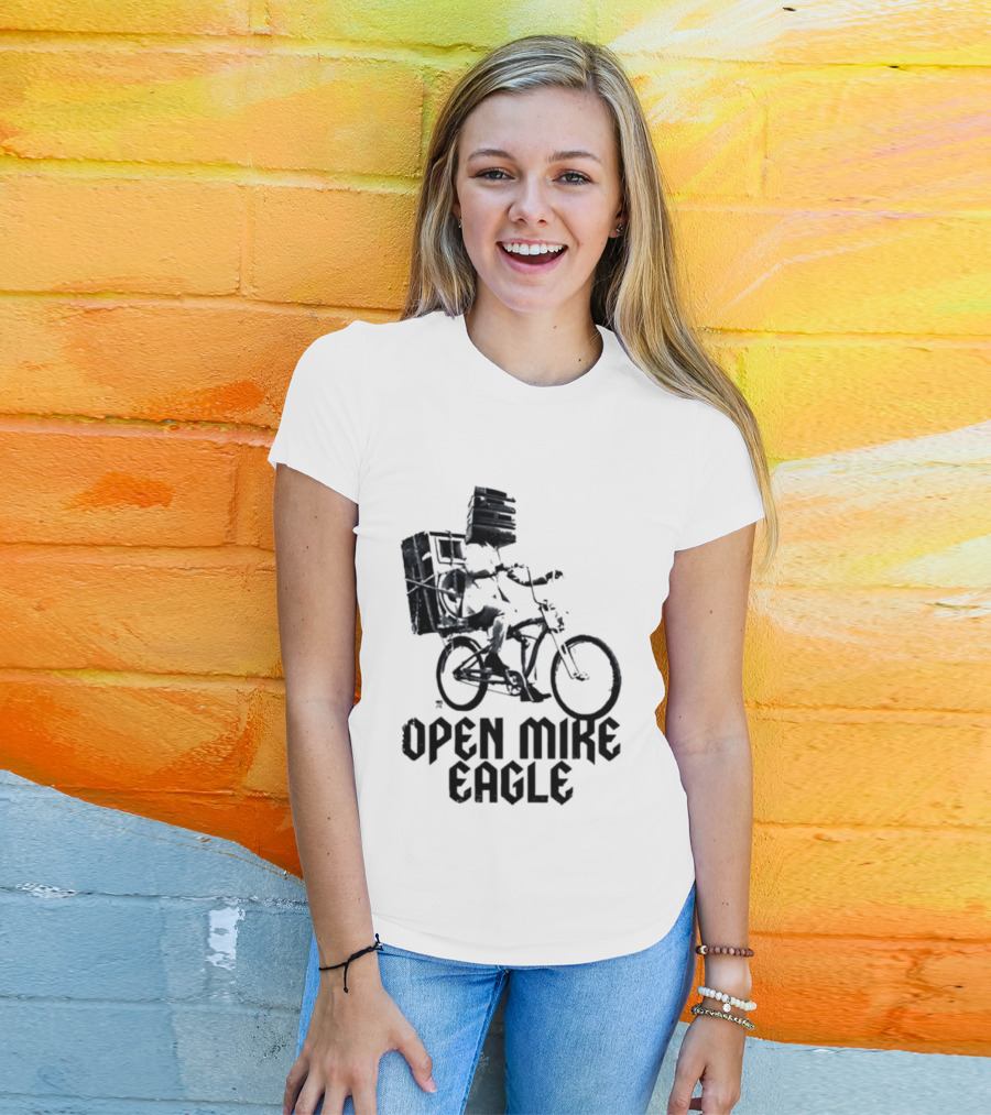 Open Mike Eagle Bicycle Art Hip Hop Alternative Rap T-Shirt
