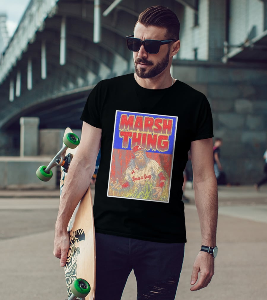 Marsh Thing Brandon Marsh Philadelphia Phillies Loose Sexy T-Shirt