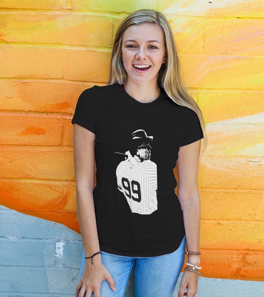 New York Yankees Aaron Judge 99 Pinstripes T-Shirt