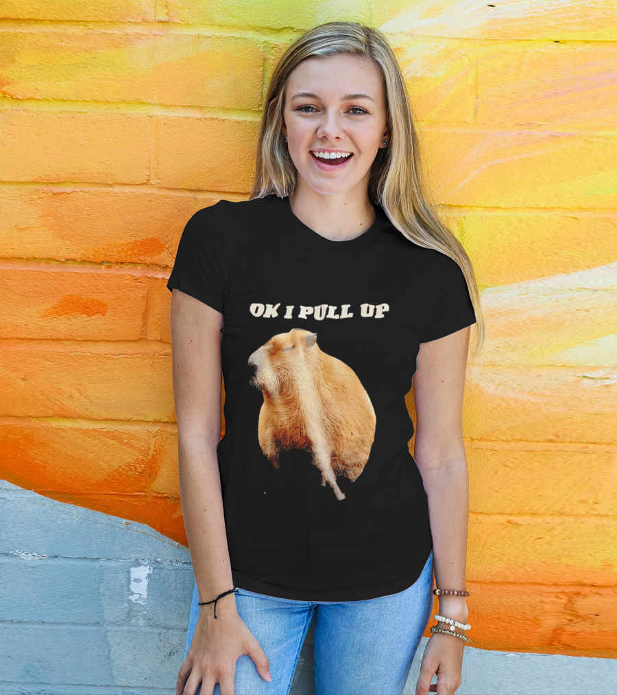 Ok I Pull Up Capybara Meme T-Shirt