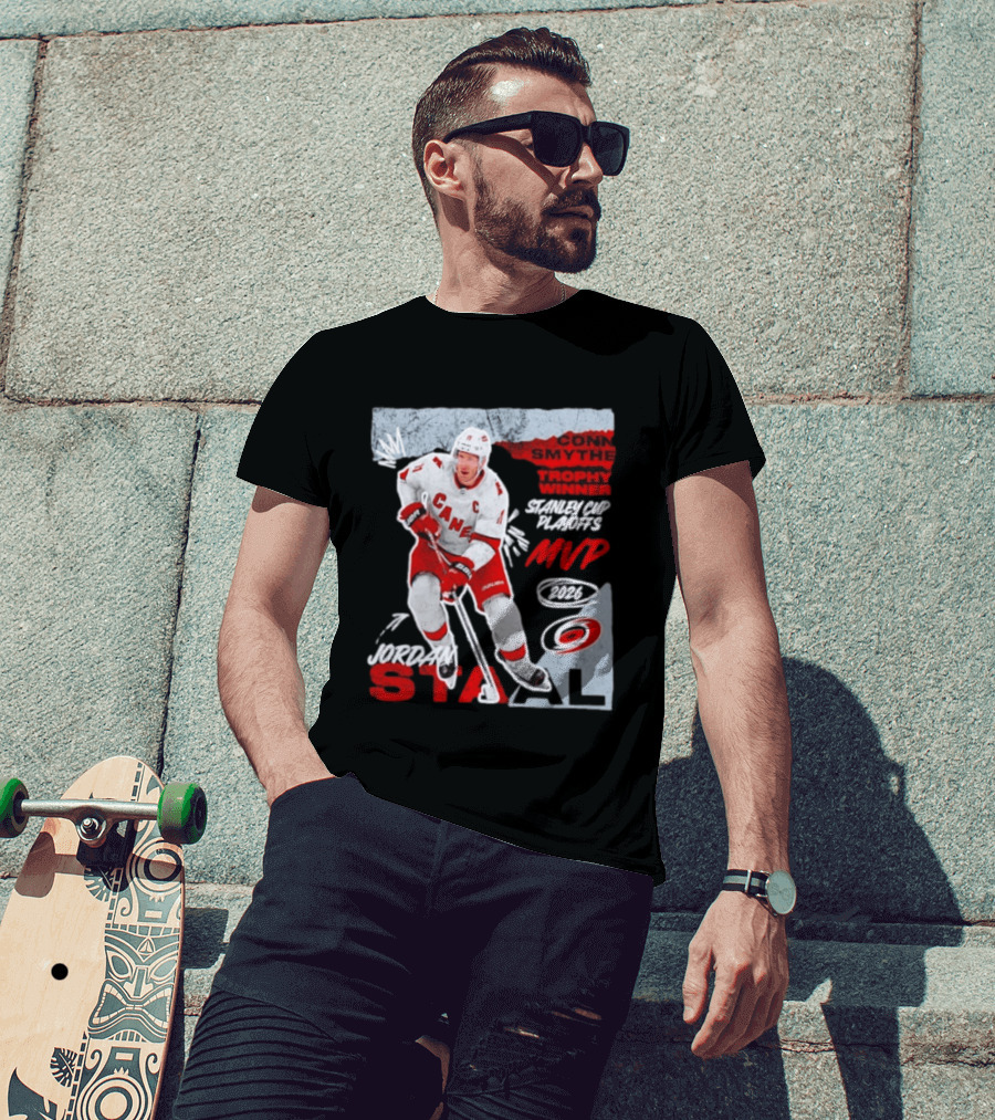 Jordan Staal Carolina Hurricanes Conn Smythe Trophy Winner 2026 Stanley Cup Playoffs MVP 2021 T-Shirt