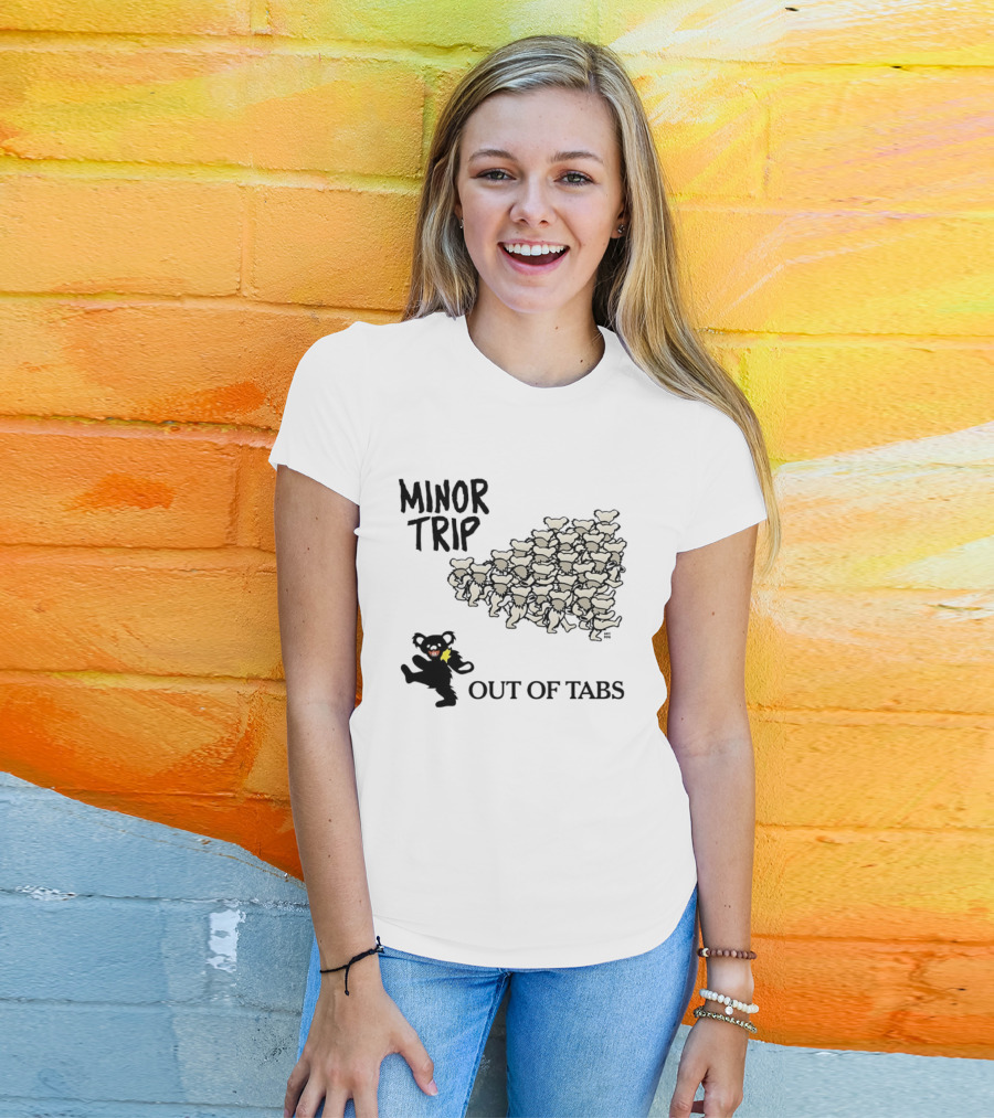 Grateful Dead Dancing Bears Minor Trip Out Of Tabs T-Shirt