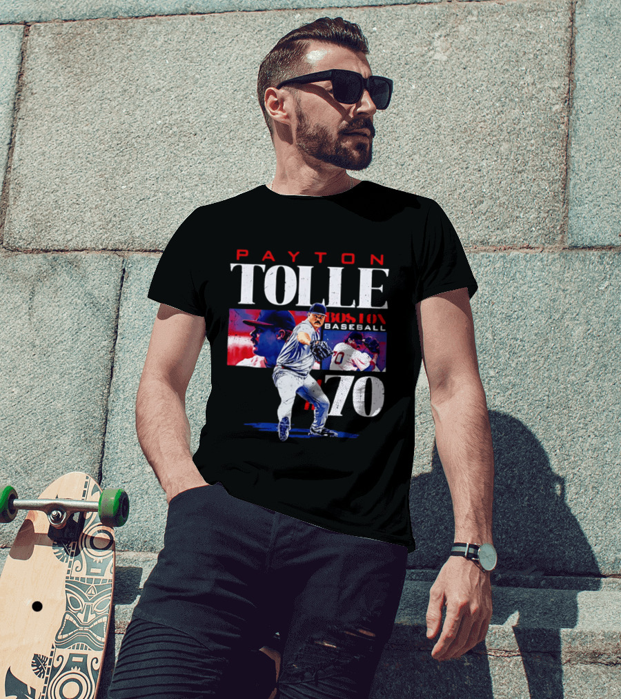 Boston Red Sox Payton Tolle 70 MLB Baseball T-Shirt