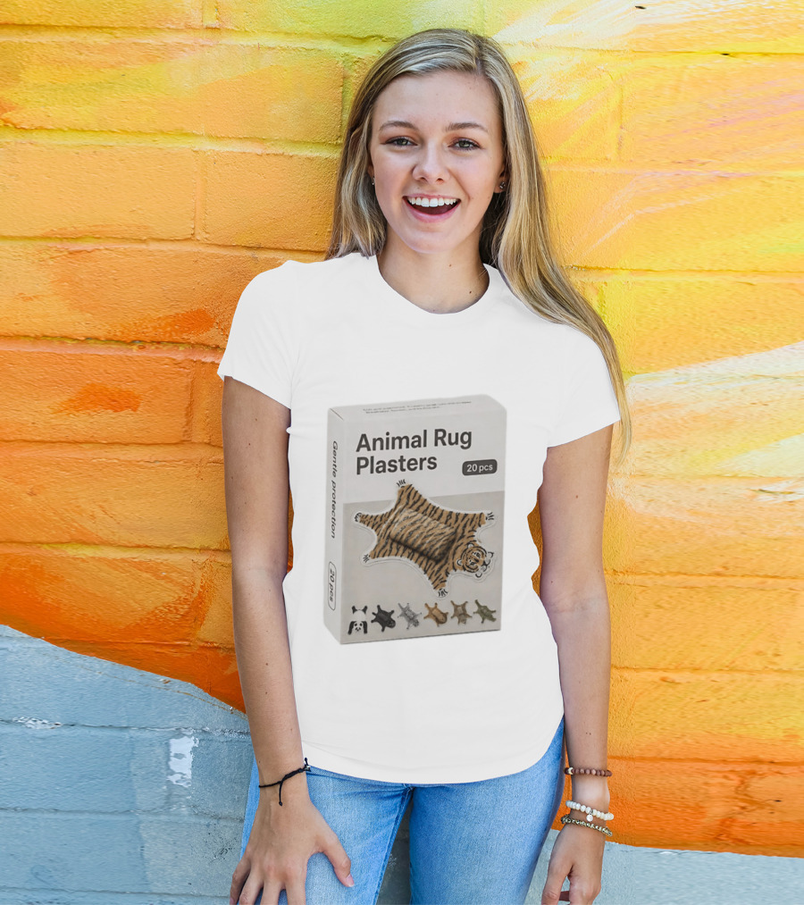 Animal Rug Plasters 20pcs Gentle Protection Tiger Panda Bear T-Shirt
