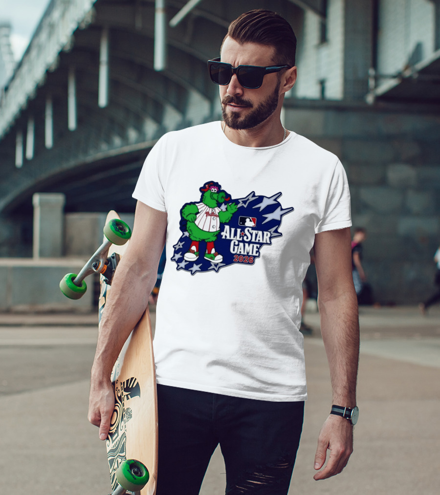 Philadelphia Phillies MLB All Star Game 2026 Phanatic Stars T-Shirt