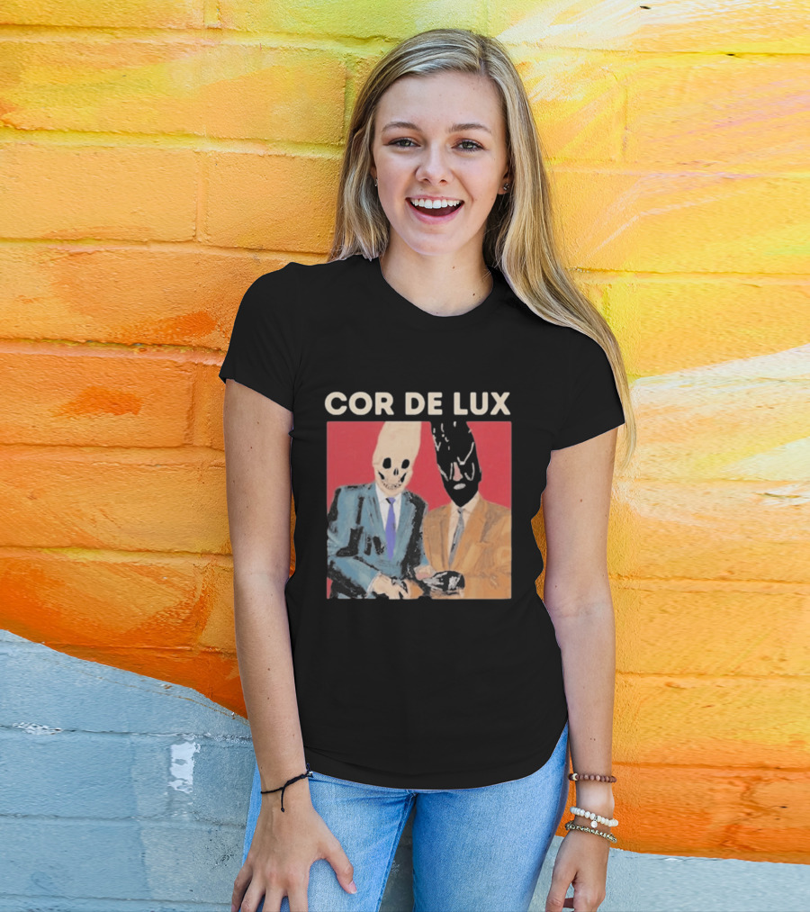 COR DE LUX Surreal Suited Figures T-Shirt