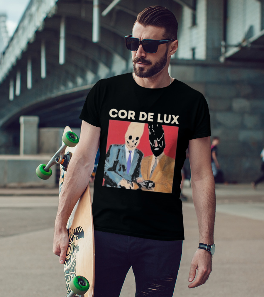 COR DE LUX Surreal Suited Figures T-Shirt