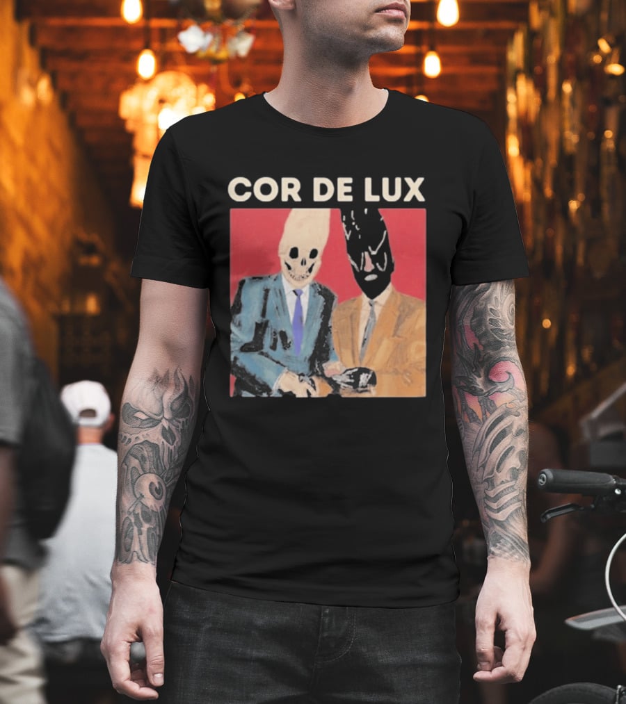 COR DE LUX Surreal Suited Figures T-Shirt
