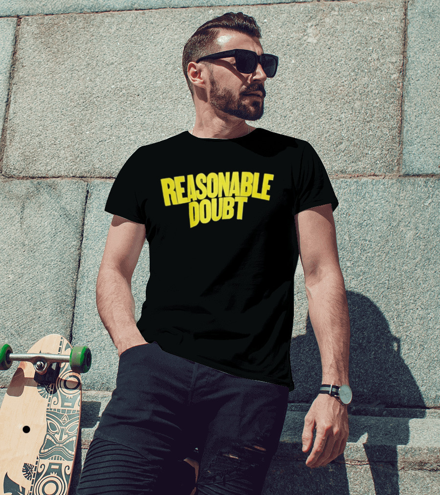 Reasonable Doubt Jay Z Hip Hop Rap Album Classic Bold Yellow T-Shirt