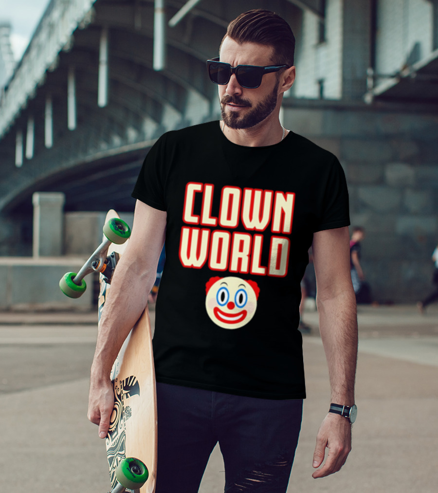 Clown World Satire Humor Iconic Face T-Shirt