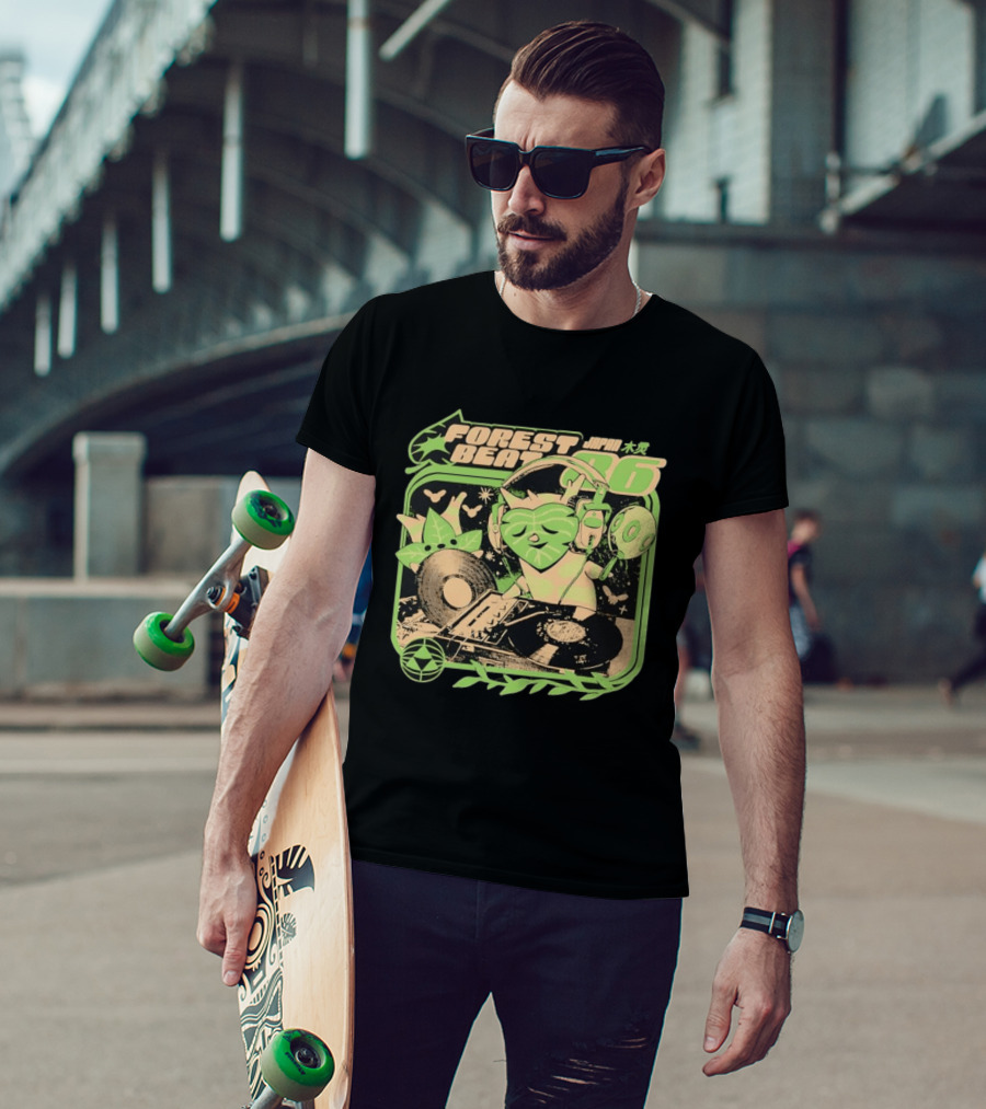 Forest Beat Korok DJ Vinyl Turntable Japan Music 86 T-Shirt
