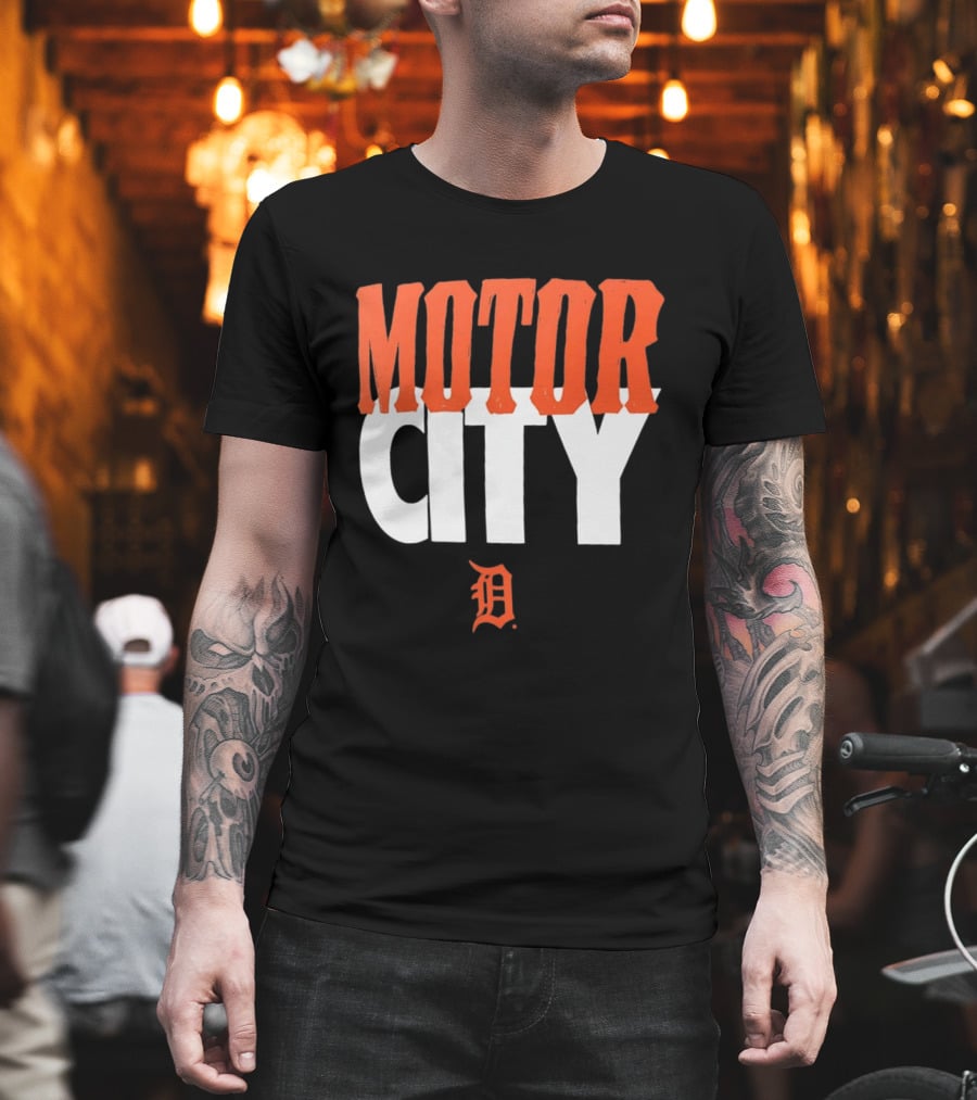Detroit Tigers Motor City MLB Baseball Team Fan Gear T-Shirt