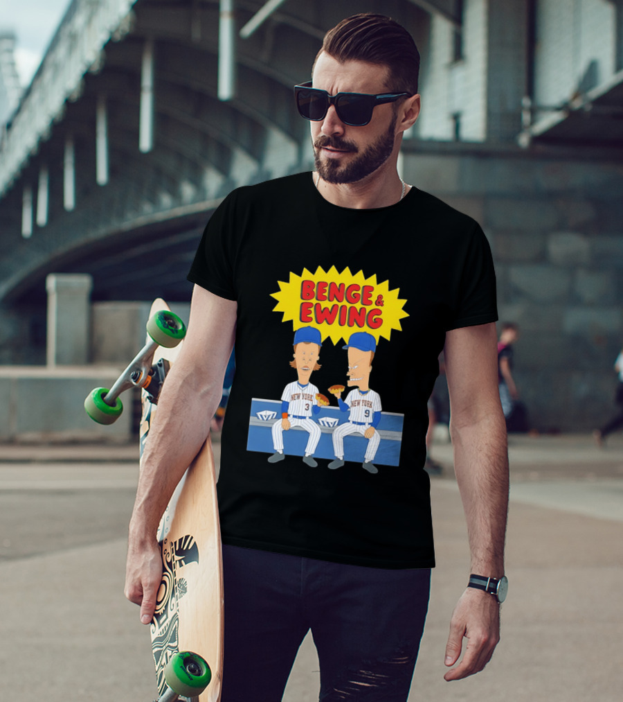 Benge & Ewing New York Mets Beavis And Butt Head T-Shirt