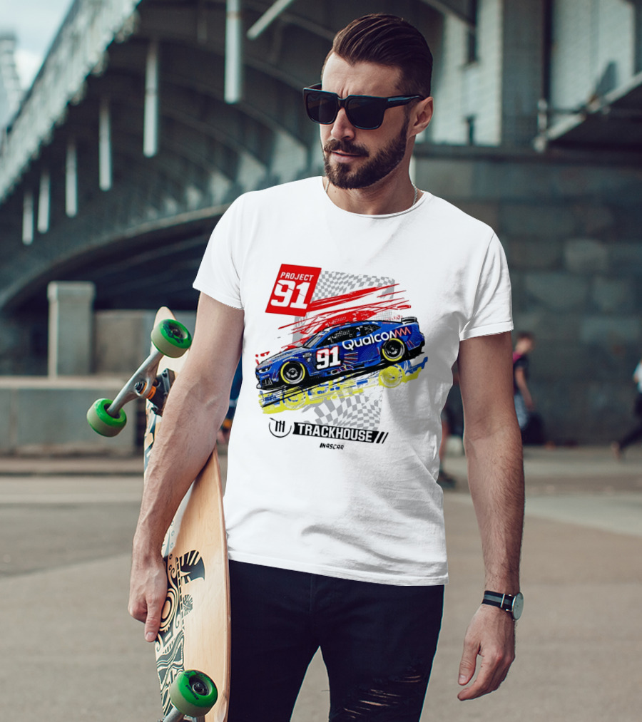 Project 91 Trackhouse Racing Qualcomm NASCAR T-Shirt