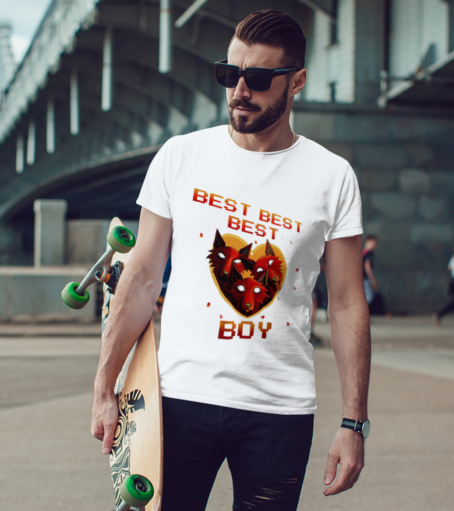 BEST BEST BEST BOY Fox Trio T-Shirt
