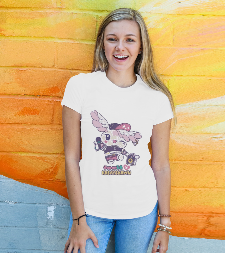 Michi Kreayshawn JapanLA Kawaii Bunny DJ Vibes T-Shirt
