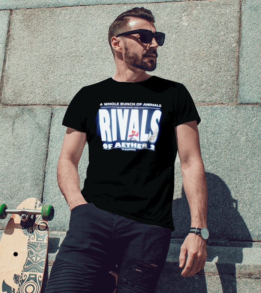A Whole Bunch Of Animals Rivals Of Aether 2 An Aether Studios Video Game Floorhug T-Shirt