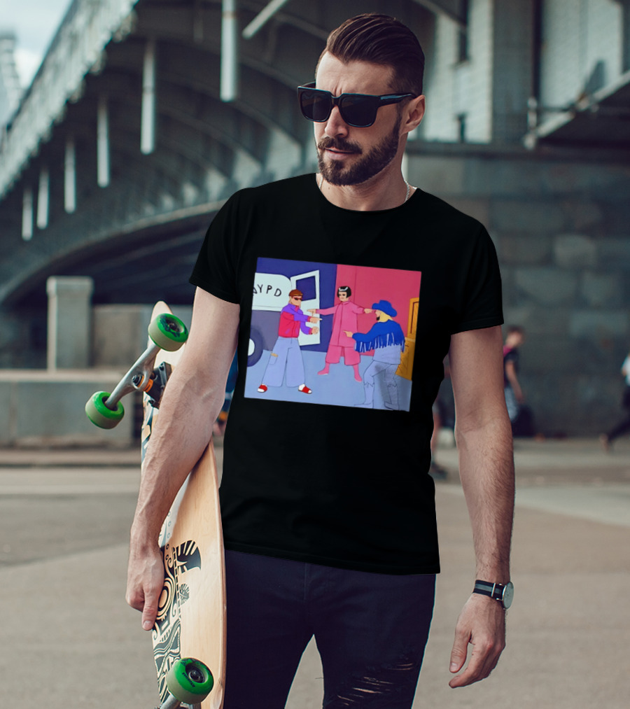 Oliver Tree NYPD Spider Man Pointing Meme T-Shirt