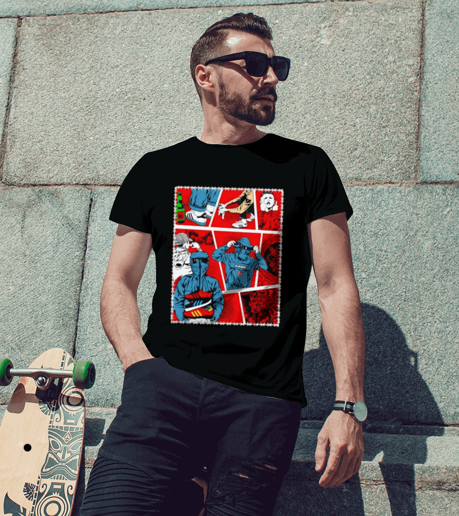 Casual Football Culture Sunzig Sneakers Bottle T-Shirt