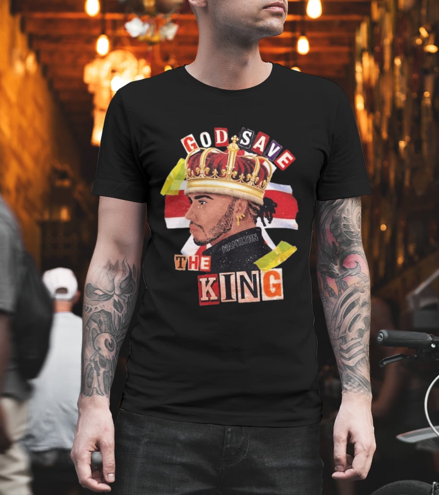 God Save The King Lewis Hamilton Crowned British Champion T-Shirt