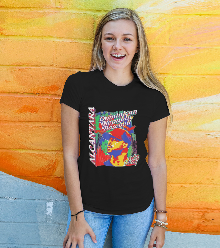 Alcantara Dominican Republic Baseball MLB Sandy T-Shirt