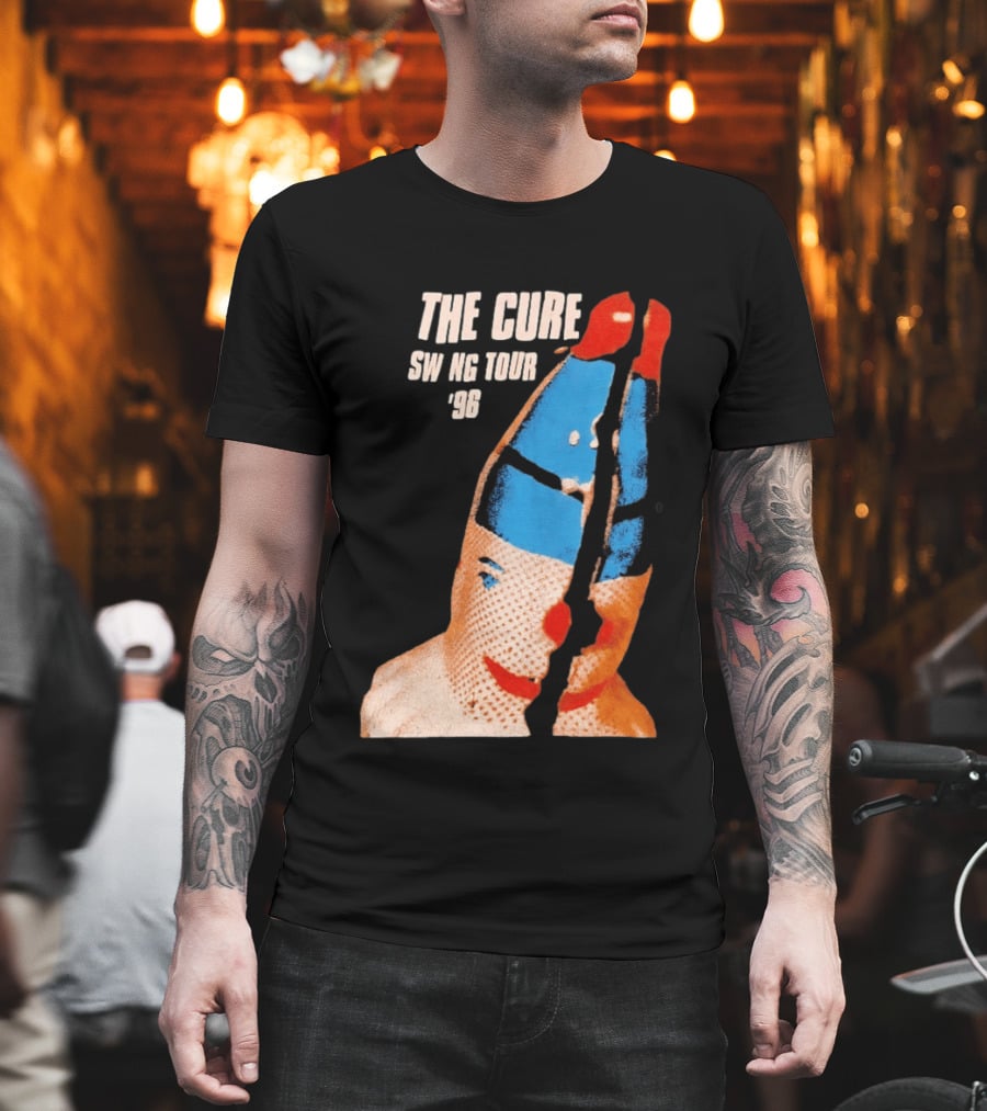 The Cure Swing Tour 96 Clown Face T-Shirt