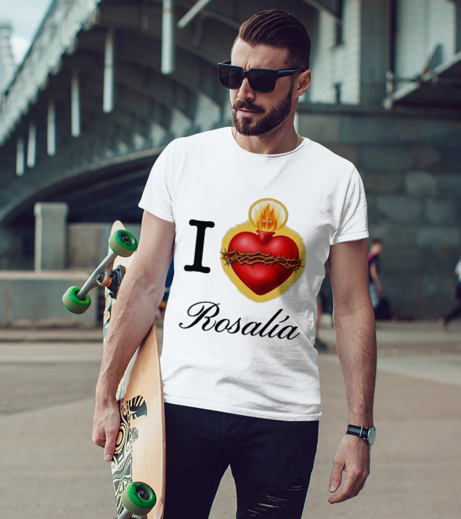I Love Rosalía Sacred Heart T-Shirt