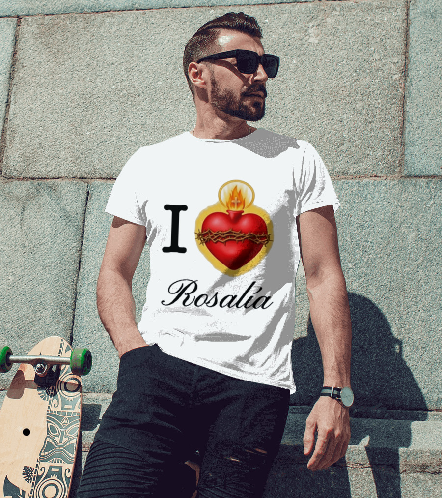 I Love Rosalía Sacred Heart T-Shirt