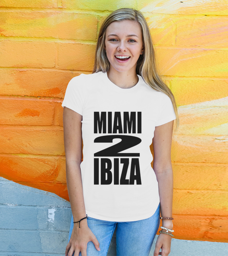 Miami 2 Ibiza Nightclub Party Vibes Electronic Dance Music T-Shirt