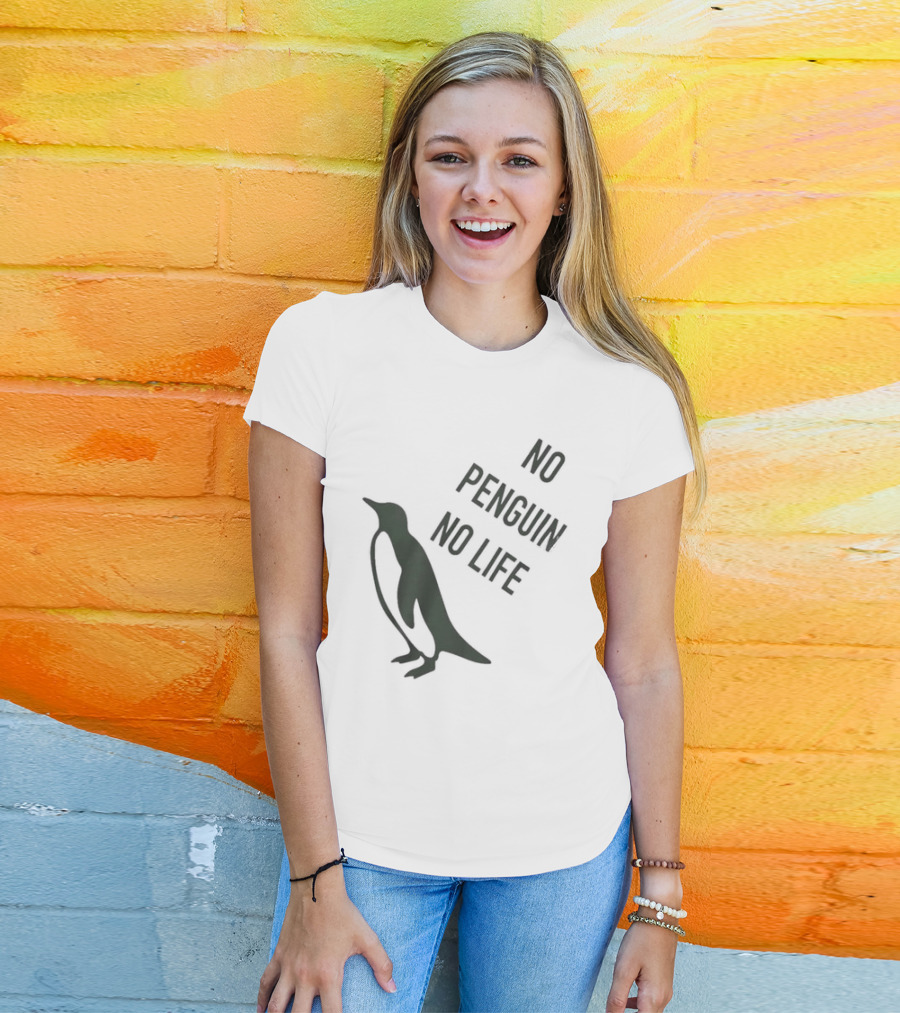 No Penguin No Life Penguin Lover T-Shirt