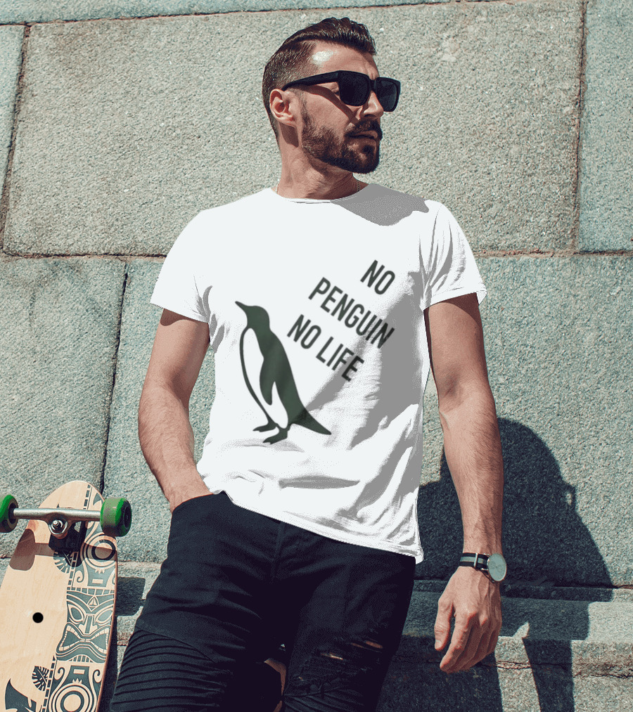 No Penguin No Life Penguin Lover T-Shirt