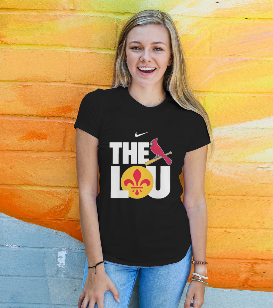 Nike St. Louis Cardinals The Lou Fleur De Lis Classic Baseball Fan Gear T-Shirt