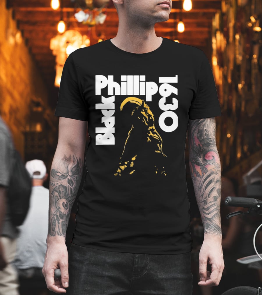 Black Phillip 1630 The Witch A24 Horror Movie T-Shirt