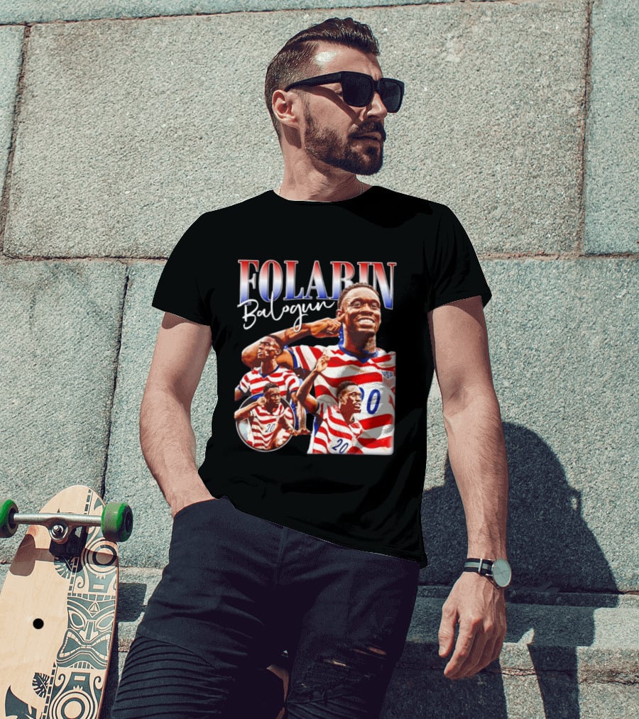 Folarin Balogun USMNT USA Soccer Team 20 Jersey T-Shirt