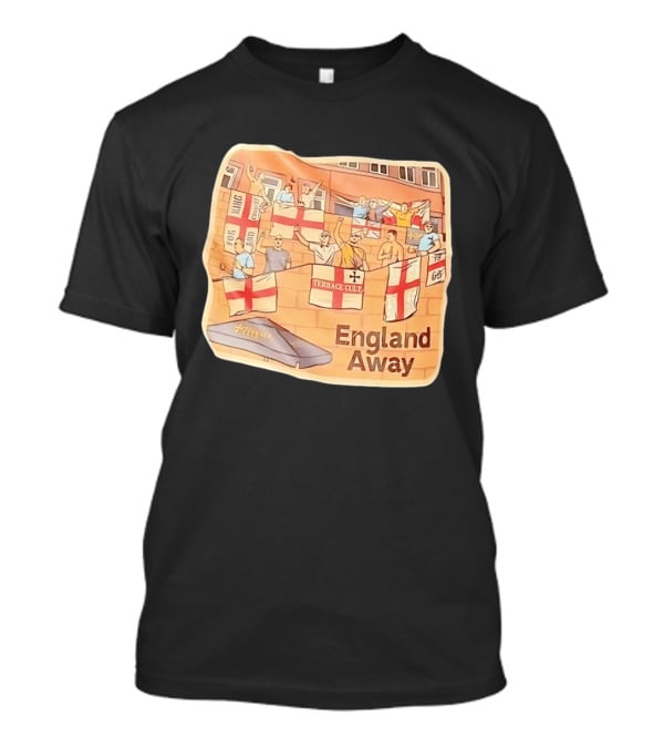 England Away Terrace Cult For King And Country Flag T-Shirt