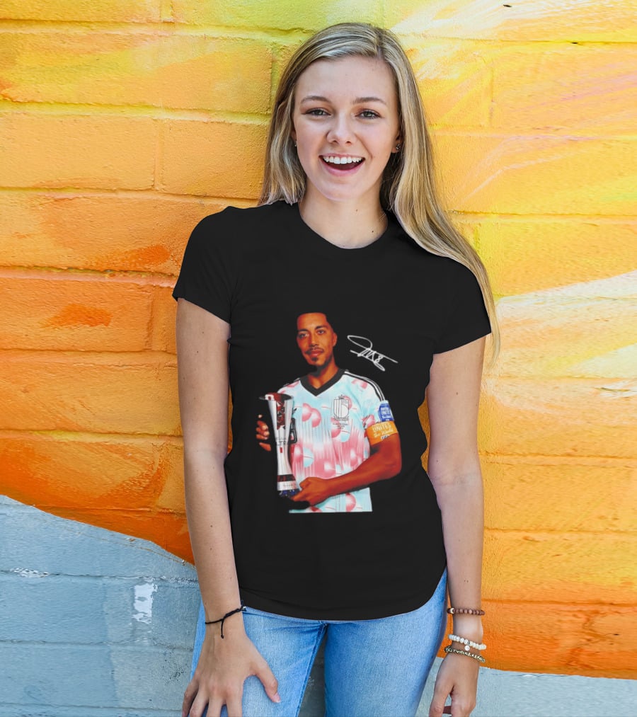 Youri Tielemans Belgium Football Unites The World Trophy Winning Moment T-Shirt