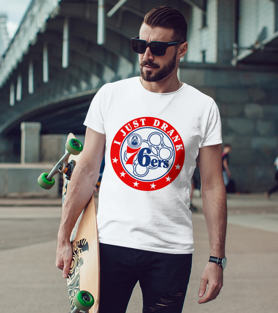 Philadelphia 76ers I Just Drank Beer Ring Stars T-Shirt