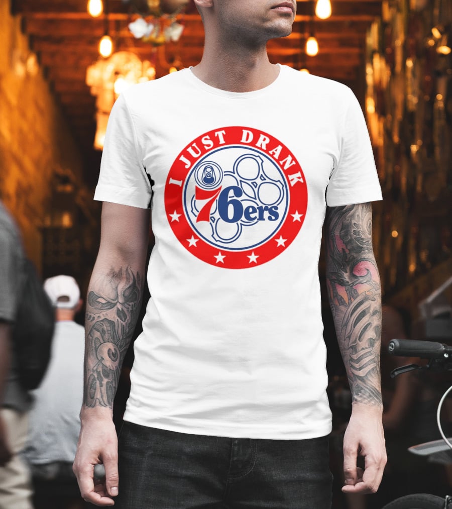 Philadelphia 76ers I Just Drank Beer Ring Stars T-Shirt